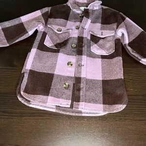 H&M Pink and Brown Kids Jacket